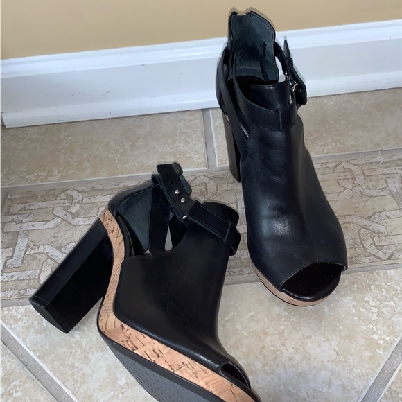 RALPH LAUREN FIANA polo pep toe black heels women’s size 8 - Picture 16 of 17